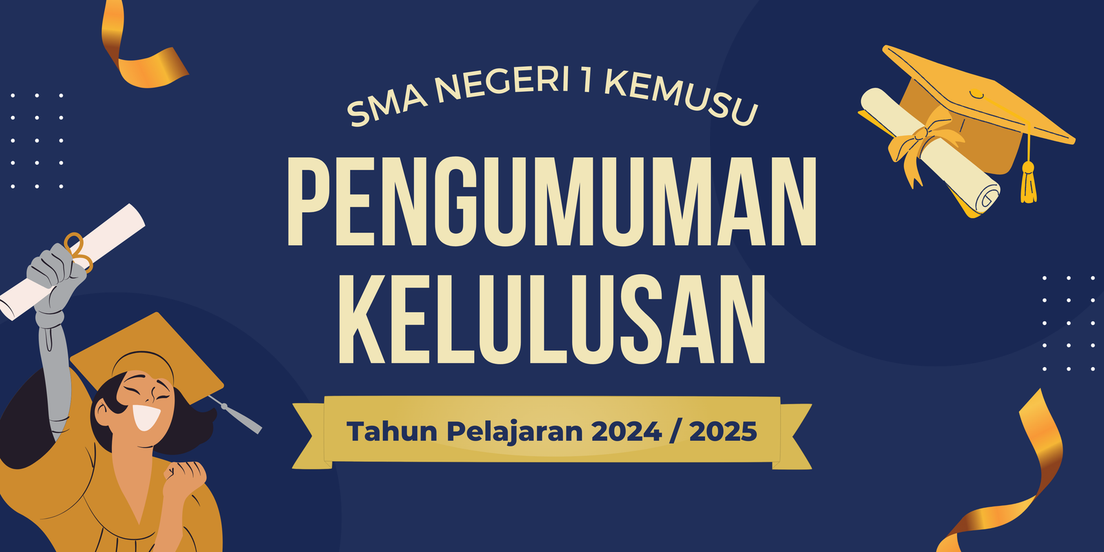 Pengumuman Kelulusan SMA Negeri 1 Kemusu Tahun Pelajaran 2024/2025 Pengumuman Kelulusan SMA Negeri 1 Kemusu Tahun Pelajaran 2024/2025