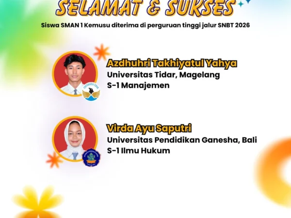 Selamat Kepada Siswa-Siswi Yang Diterima di Perguruan Tinggi Jalur SNBT 2026