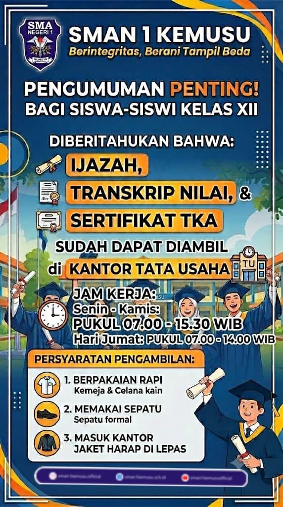 Pengambilan Ijazah Tahun Ajaran 2025/2026
