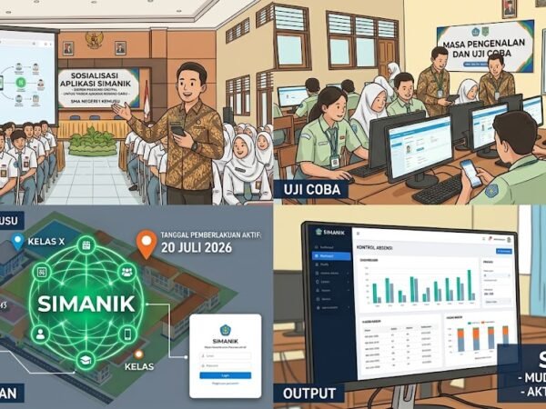 Sambut Tahun Ajaran Baru 2026/2027, SMA Negeri 1 Kemusu Luncurkan Aplikasi "SIMANIK" untuk Permudah Kontrol Absensi Siswa