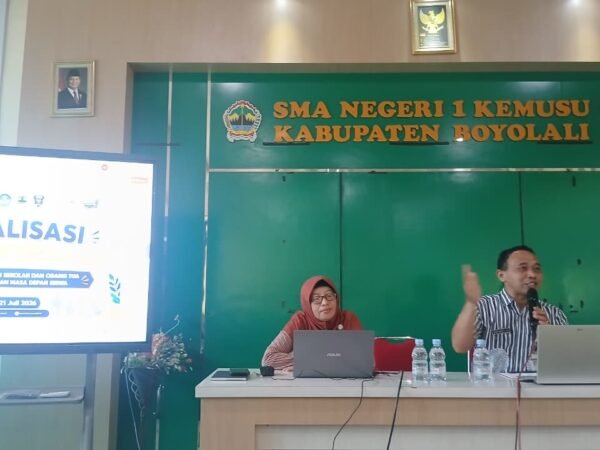 Kegiatan Sosialisasi Program Kepada Wali Murid Kelas X Tahun Ajaran 2026/2027