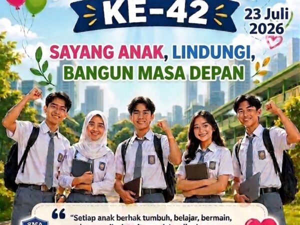Upacara Peringatan Hari Anak Nasional Ke-42 Tahun 2026 di SMA Negeri 1 Kemusu