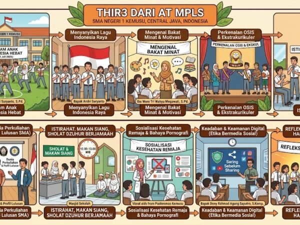 Menggali Potensi, Menatap Masa Depan: Keseruan Hari Ketiga MPLS SMA Negeri 1 Kemusu yang Inspiratif dan Edukatif