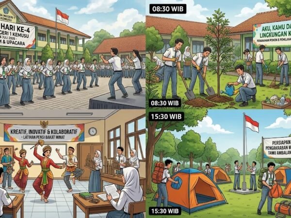 Membangun Karakter Asri dan Kreatif, Hari Keempat MPLS SMA Negeri 1 Kemusu Berlangsung Meriah dan Peduli Lingkungan