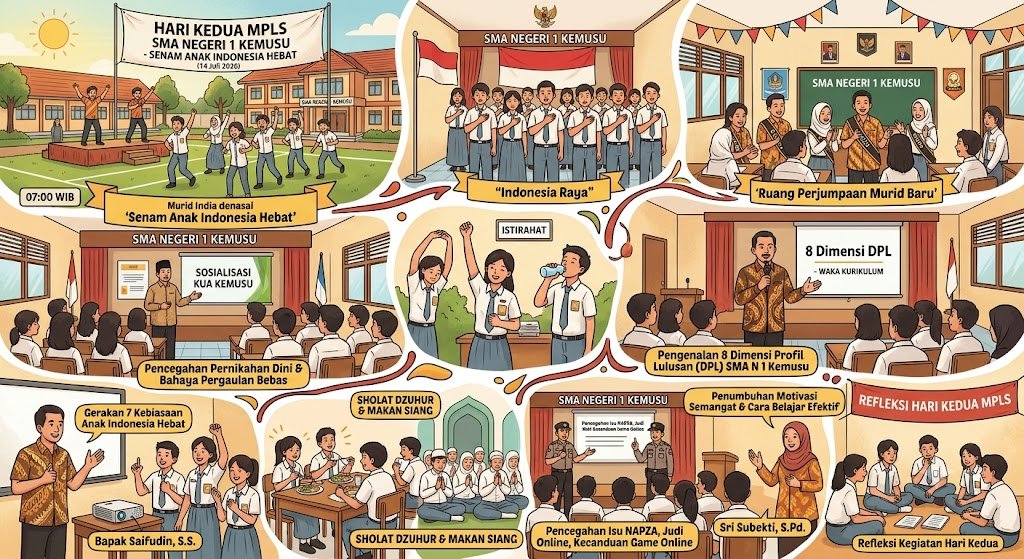 Semangat Membara di Hari Kedua MPLS SMA Negeri 1 Kemusu: Dari Kebugaran Fisik hingga Pembentukan Karakter Generasi Hebat Semangat Membara di Hari Kedua MPLS SMA Negeri 1 Kemusu: Dari Kebugaran Fisik hingga Pembentukan Karakter Generasi Hebat