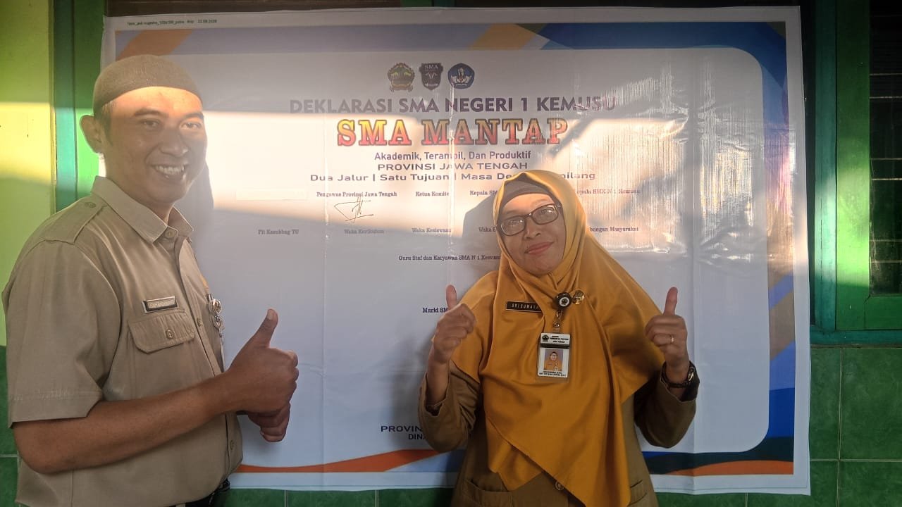 Resmikan Program "Sekolah MANTAP", SMAN 1 Kemusu Perkuat Sinergi Mitra dan Integritas Warga Sekolah