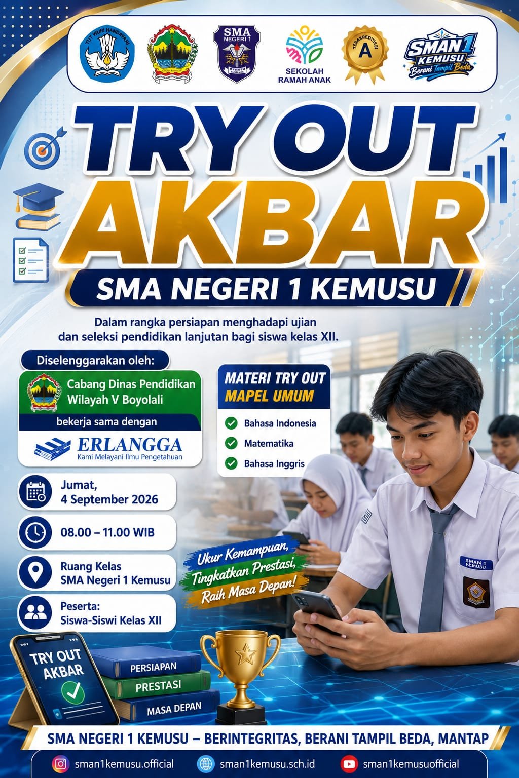 SMA Negeri 1 Kemusu Gelar Try Out Akbar Siapkan Siswa Kelas XII Hadapi TKA SMA Negeri 1 Kemusu Gelar Try Out Akbar Siapkan Siswa Kelas XII Hadapi TKA