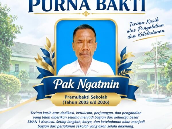 Dua Puluh Tiga Tahun Menjaga Penjuru Sekolah: Kisah Dedikasi Pak Ngatmin di SMA Negeri 1 Kemusu