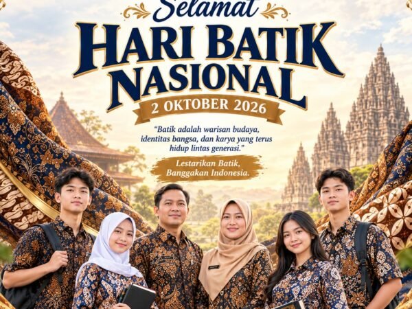 Semarak Hari Batik Nasional: Keluarga Besar SMA Negeri 1 Kemusu Unjuk Pesona Busana Nusantara