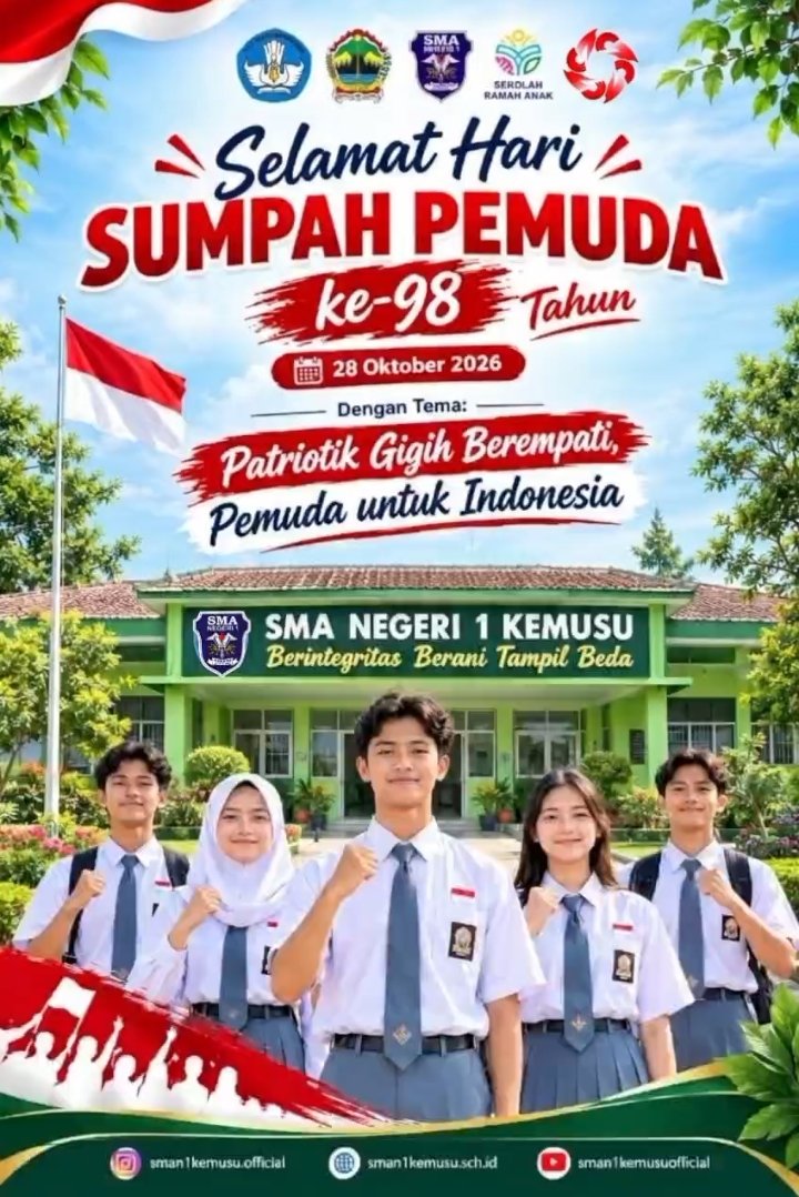 Khidmat dan Penuh Semangat, SMA Negeri 1 Kemusu Gelar Upacara Peringatan Hari Sumpah Pemuda ke-98 Khidmat dan Penuh Semangat, SMA Negeri 1 Kemusu Gelar Upacara Peringatan Hari Sumpah Pemuda ke-98